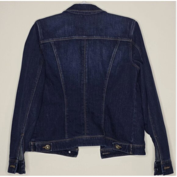 CAbi Jeans Blue Denim Jacket Womens S Style 721 Rodeo Trucker Classic Western - Picture 3 of 12